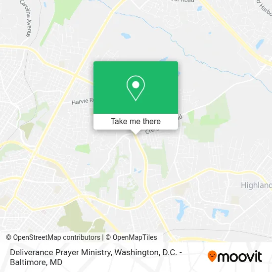 Deliverance Prayer Ministry map