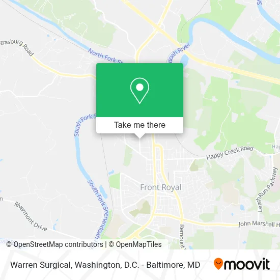 Warren Surgical map
