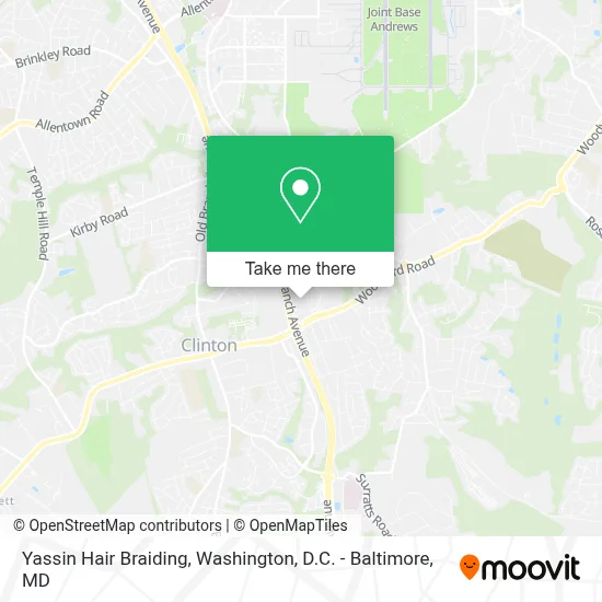 Yassin Hair Braiding map