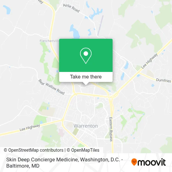 Skin Deep Concierge Medicine map