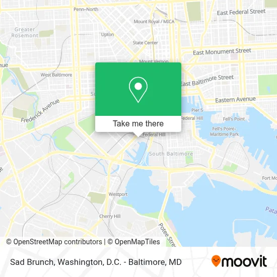 Sad Brunch map