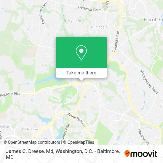 James C. Dreese, Md map