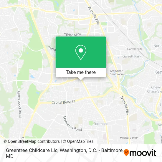Greentree Childcare Llc map