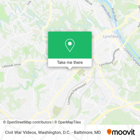 Civil War Videos map