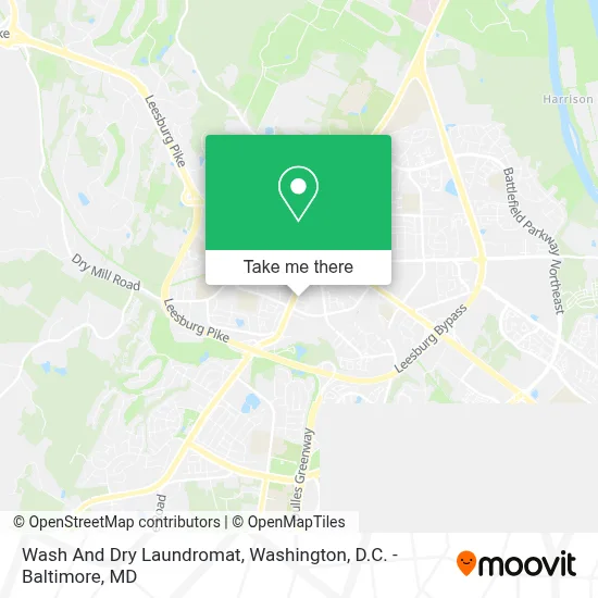 Wash And Dry Laundromat map