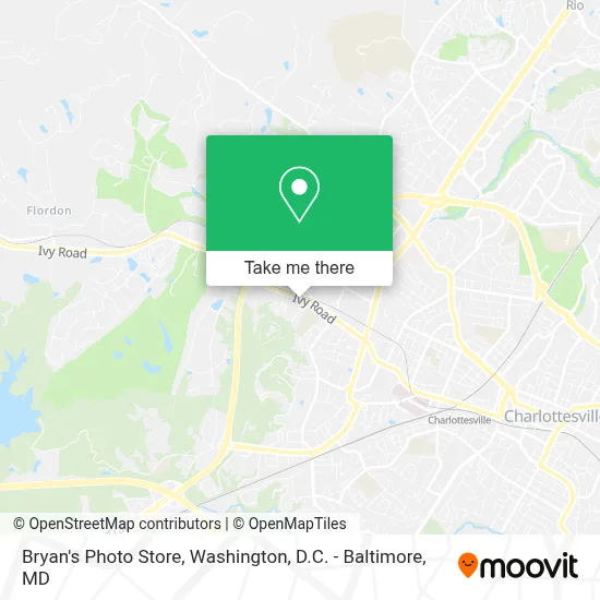 Bryan's Photo Store map