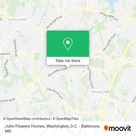 John Flowers Homes map