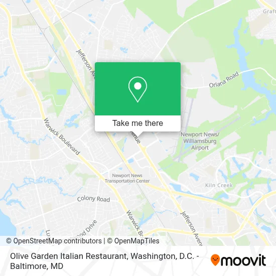 Olive Garden Italian Restaurant map