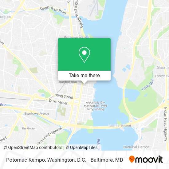 Potomac Kempo map
