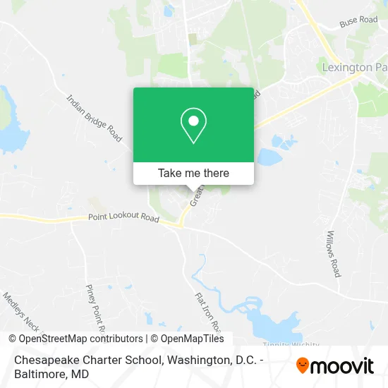 Chesapeake Charter School map