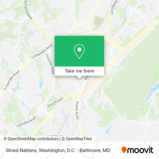 Shred Nations map