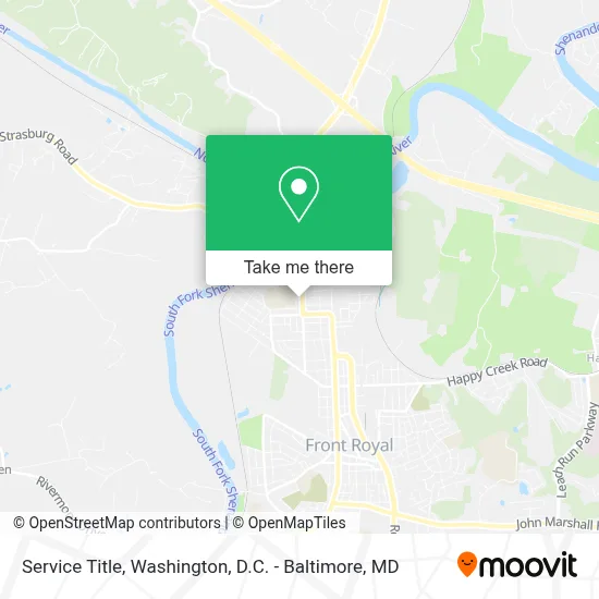 Service Title map