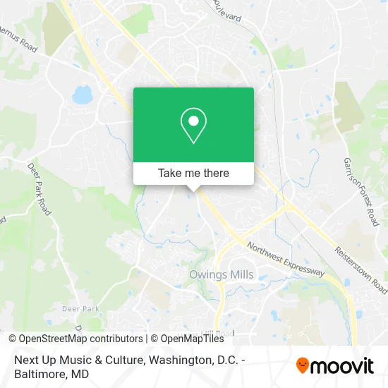 Next Up Music & Culture map