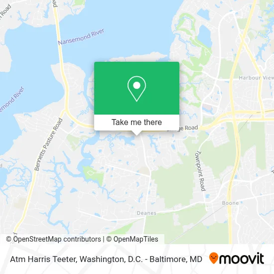 Atm Harris Teeter map