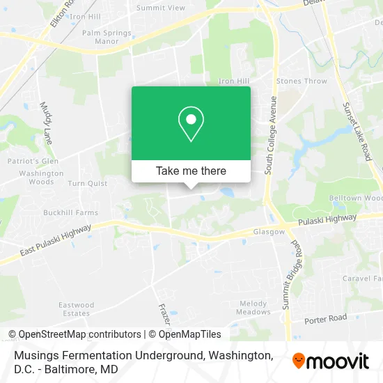 Musings Fermentation Underground map