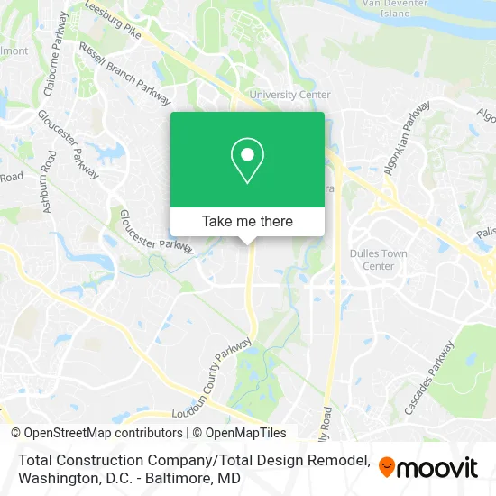 Total Construction Company / Total Design Remodel map