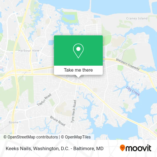 Keeks Nails map