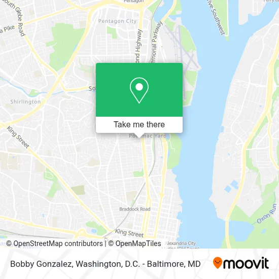 Bobby Gonzalez map
