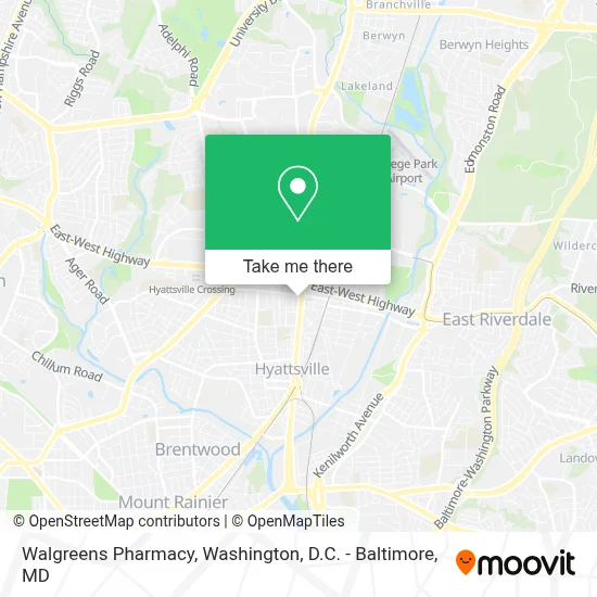 Walgreens Pharmacy map