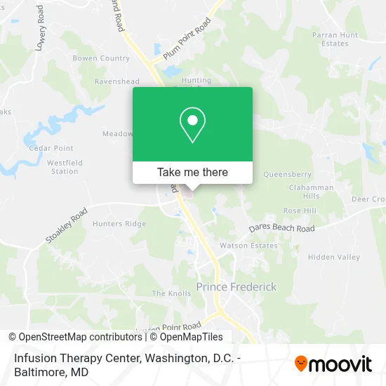 Infusion Therapy Center map