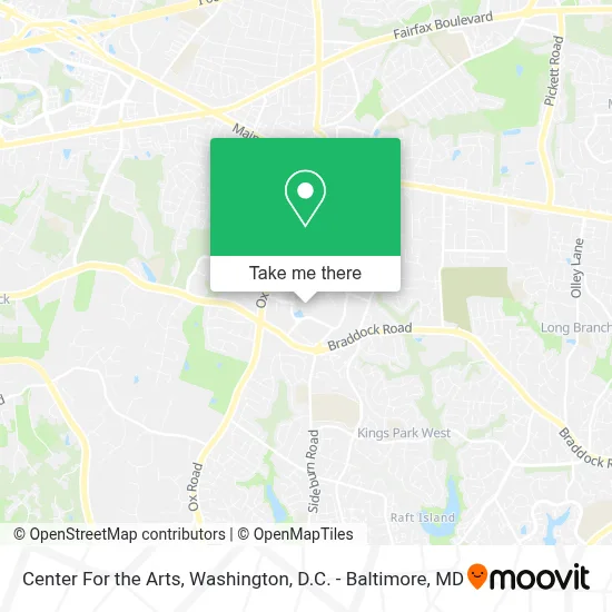 Center For the Arts map
