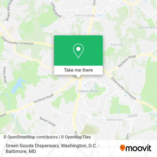 Green Goods Dispensary map
