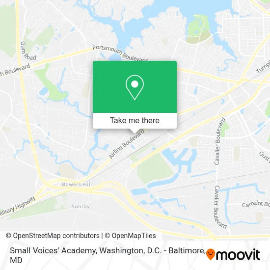 Small Voices' Academy map