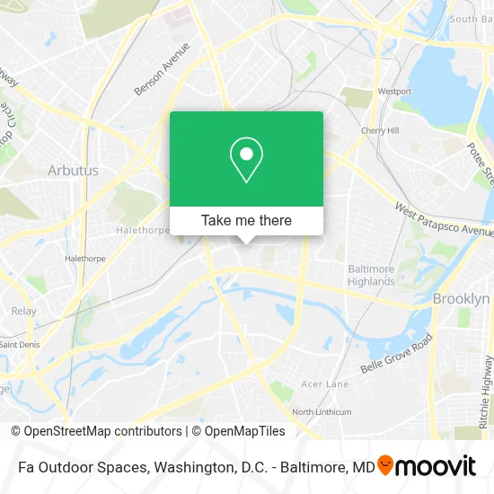 Fa Outdoor Spaces map
