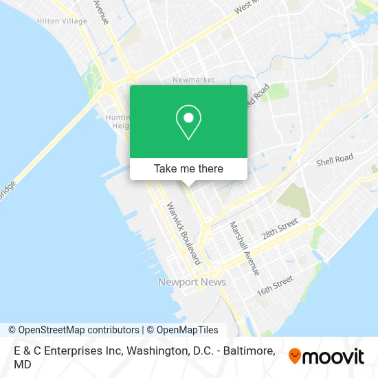 E & C Enterprises Inc map
