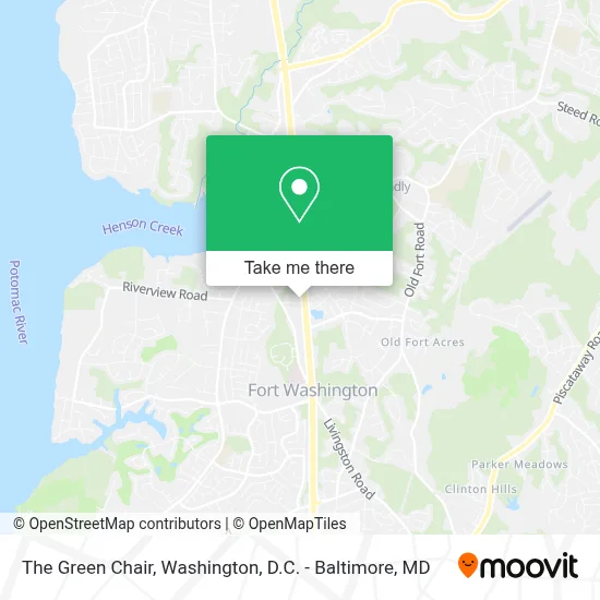 The Green Chair map