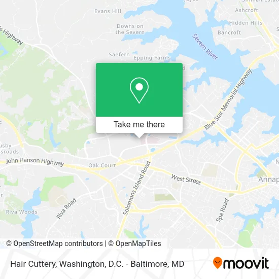 Hair Cuttery map