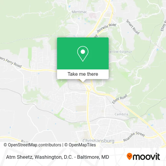 Atm Sheetz map