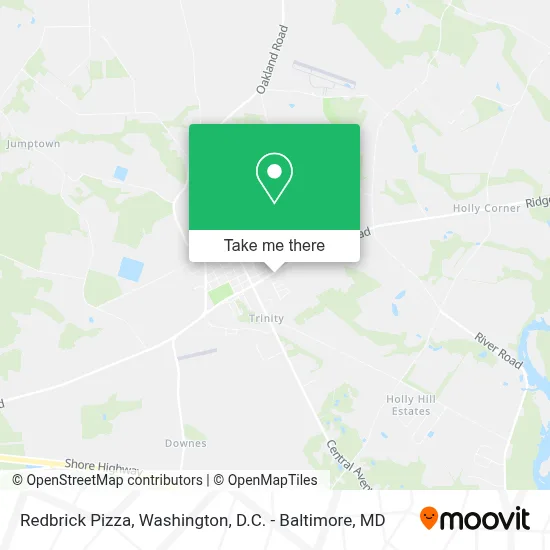 Redbrick Pizza map