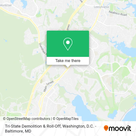 Tri-State Demolition & Roll-Off map