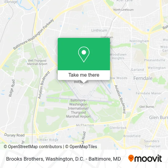 Brooks Brothers map