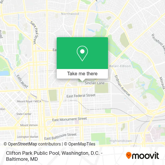 Clifton Park Public Pool map