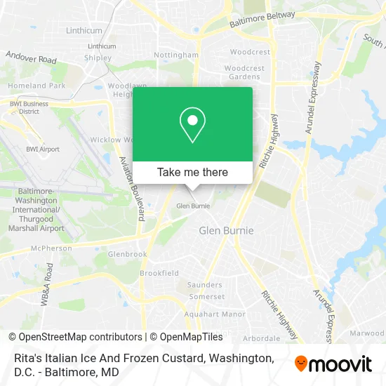 Rita's Italian Ice And Frozen Custard map