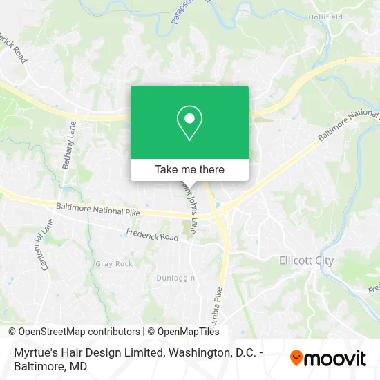 Myrtue's Hair Design Limited map