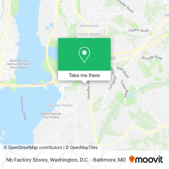 Nb Factory Stores map