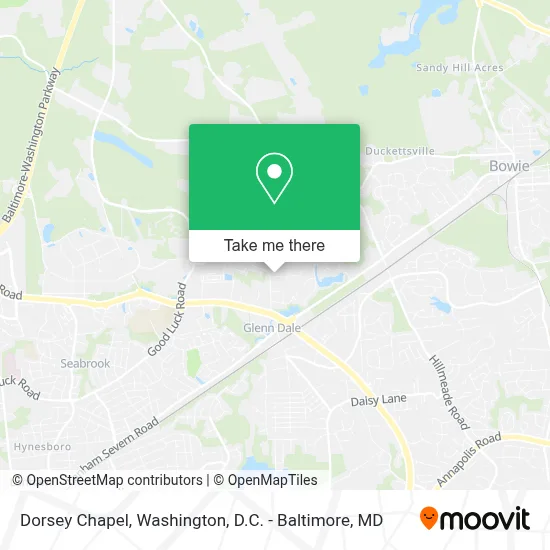 Dorsey Chapel map