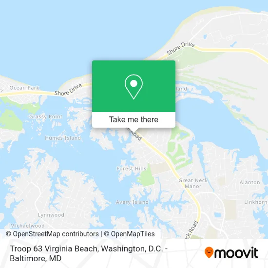 Troop 63 Virginia Beach map