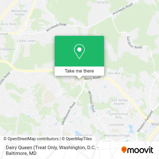 Dairy Queen map
