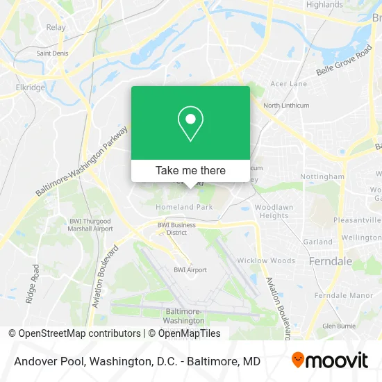Andover Pool map