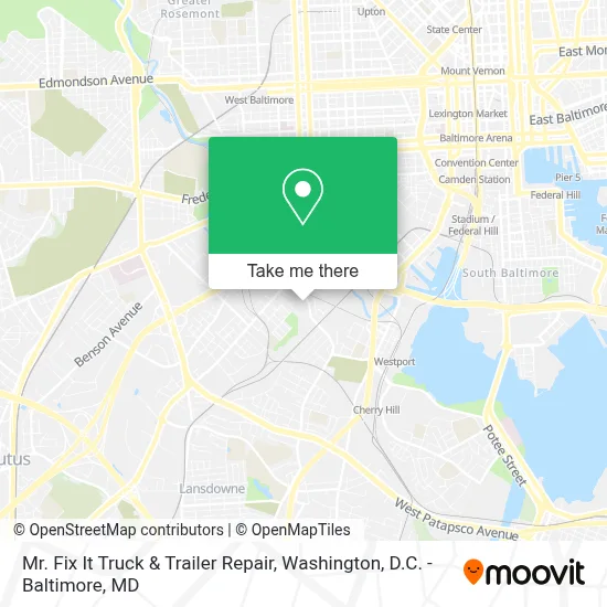 Mr. Fix It Truck & Trailer Repair map