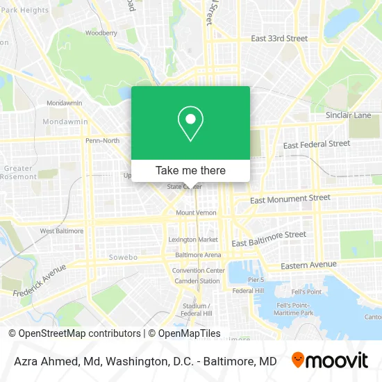 Azra Ahmed, Md map