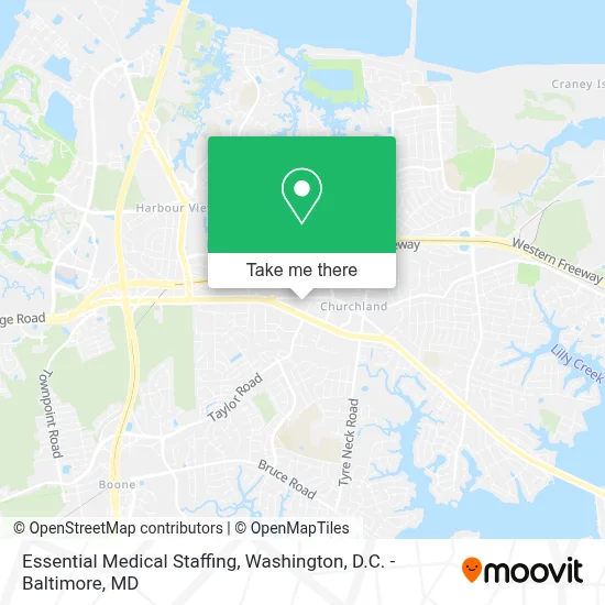Essential Medical Staffing map