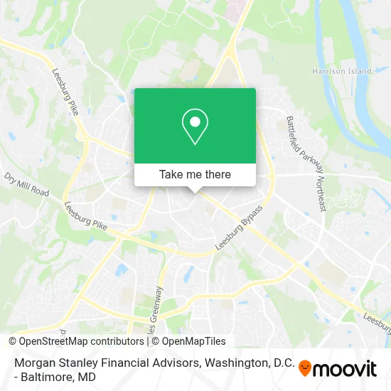 Morgan Stanley Financial Advisors map