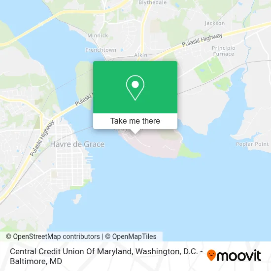 Central Credit Union Of Maryland map