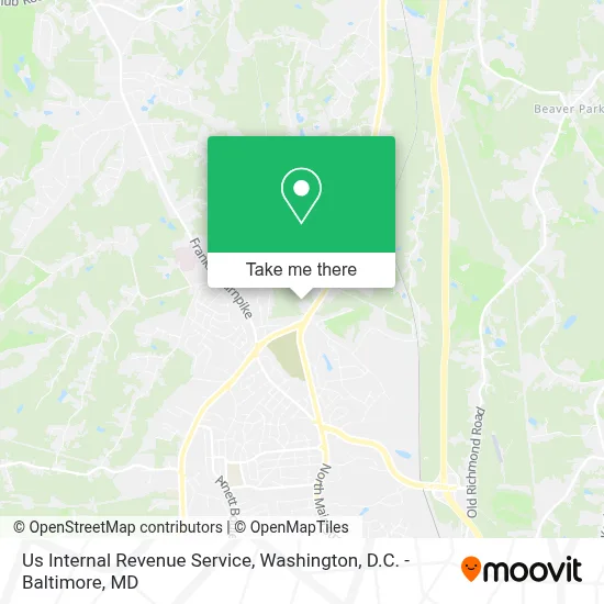 Us Internal Revenue Service map