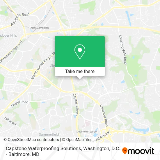 Capstone Waterproofing Solutions map